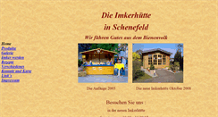 Desktop Screenshot of imkerhuette.de